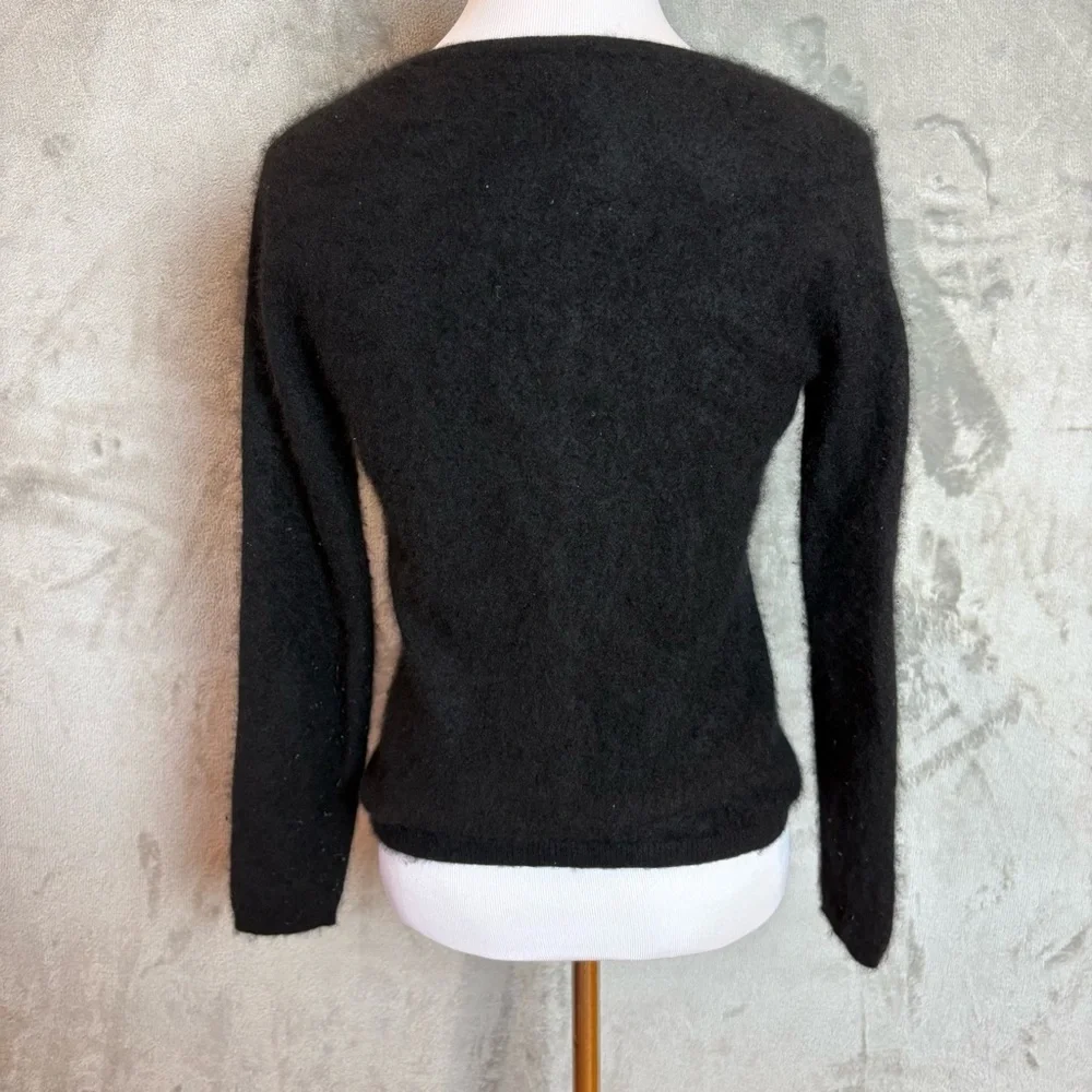 Charter Club 100% Cashmere Classic Black V-Neck Wmn’s Sweater S